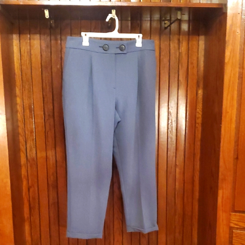 CALVIN KLEIN SIZE 16 Women's Blue Dress Pants